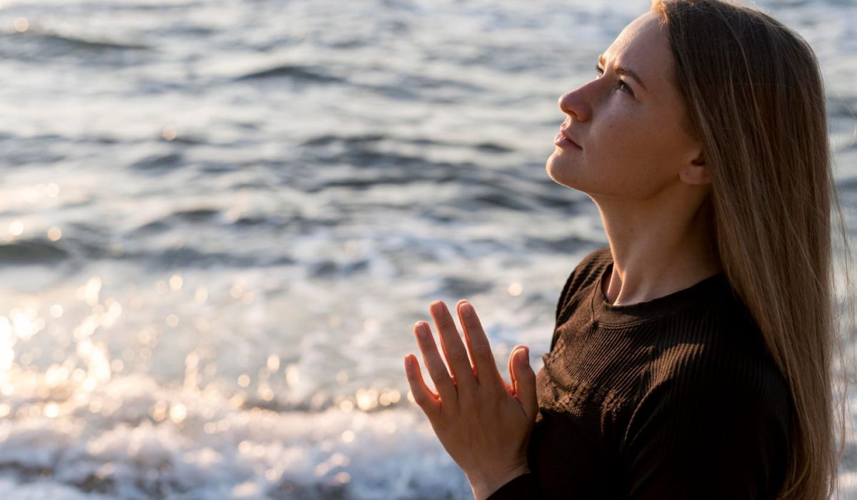 Woman on beach